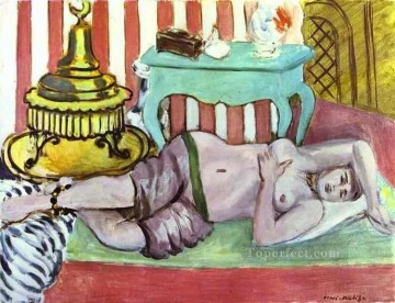 Odalisque with Green Scarf Fauvism Oil Paintings